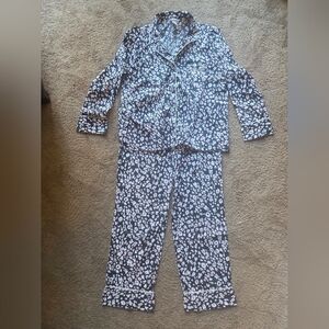 Victoria's Secret Black And White Pajama Set